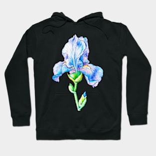 The watercolor flower Hoodie